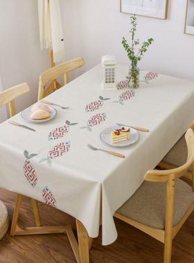 Table Cover Thick Waterproof Tablecloths Dining Home Decor