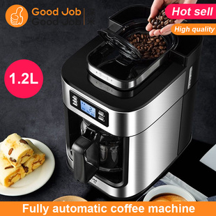10-Cup Drip Coffee Maker 2 in 1 Grind&Brew Automatic Machine