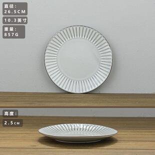dinner plates ceramic steak plate dishes 西餐盘 western food