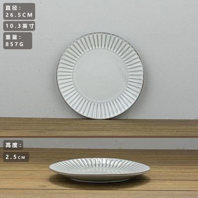dinner plates ceramic steak plate dishes 西餐盘 western food