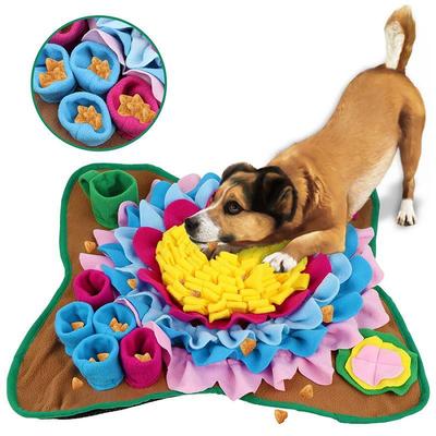 Pet Dog Snuffle Mat Nose Smell Training Sniffing Pad Dog Pu1