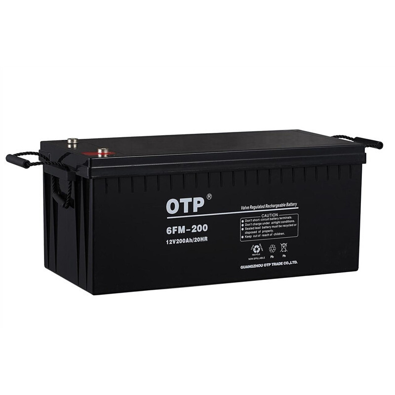 OTP蓄电池12V200AH 6FM-200铅酸免维护机房消防应急ups电池通用