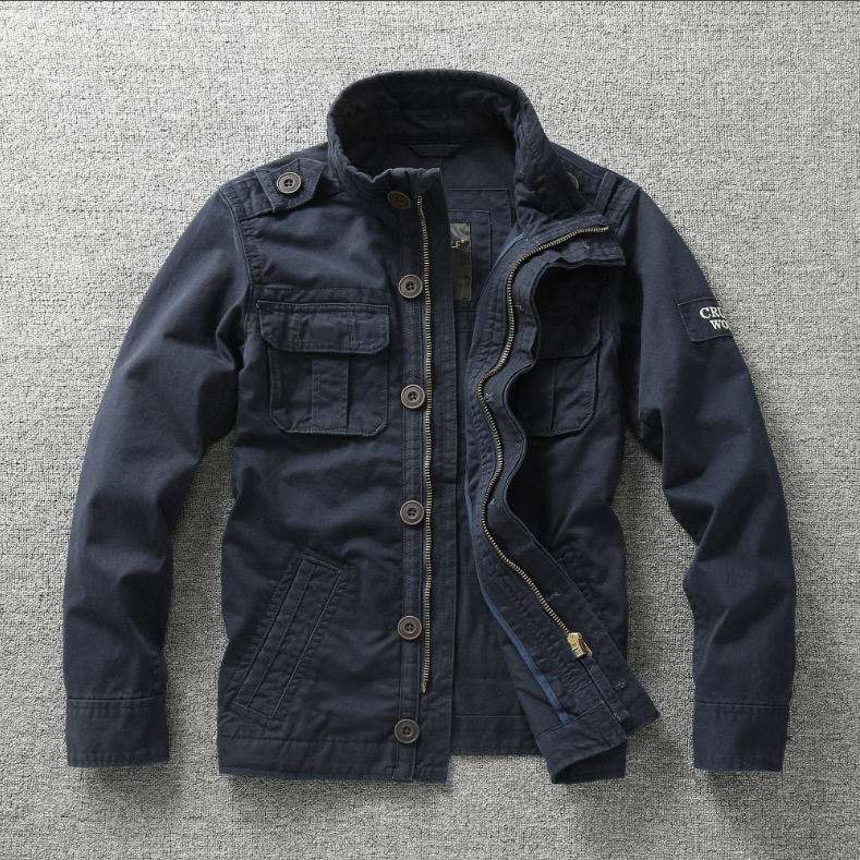 thumbnail for Quilted Jacket, Autumn Men's Workwear Camouflage Jacket, Trendy Brand, High-Quality Cross-Border Men's Clothing Top, Winter