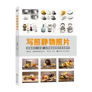 写照素描静物写生照片书临摹对画素材构图单体组合几何体陶罐蔬果器皿生活杂物美术高考联考美院教材范画图库国美系列