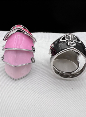 Saturn西太后粉黑色彩漆四节盔