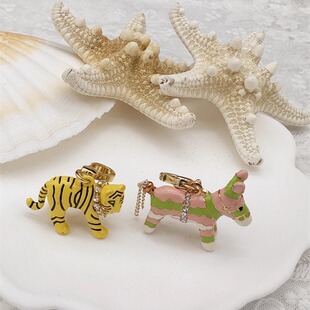 时尚可爱 威猛老虎和彩色斑马  吊坠--J8004-J8153