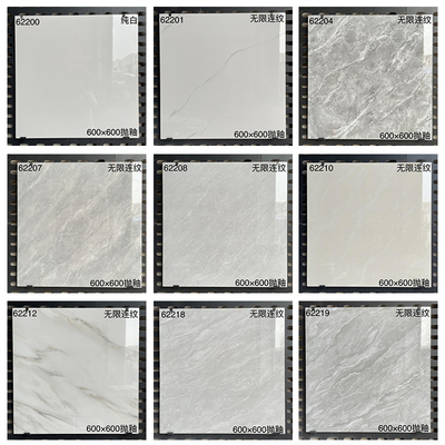 600X600抛釉砖酒店餐厅光面地砖服装店商场会所客厅防滑耐磨瓷砖