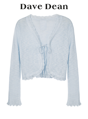 【黛芙迪恩商场同款】2024新款夏季薄款防晒针织衫女 M42SS11592