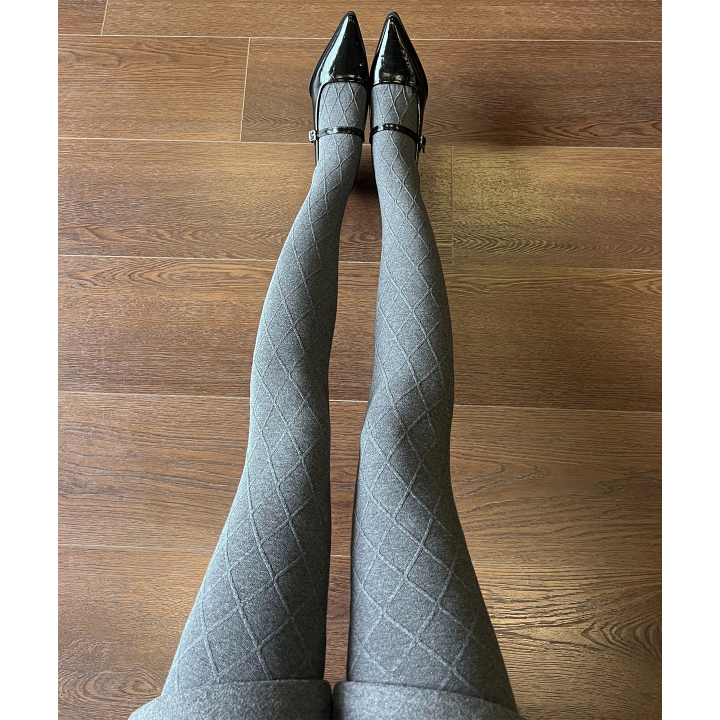 越简单越高级！棉绒质感打底裤穿上就爱上酷飒复古风高级感连裤袜