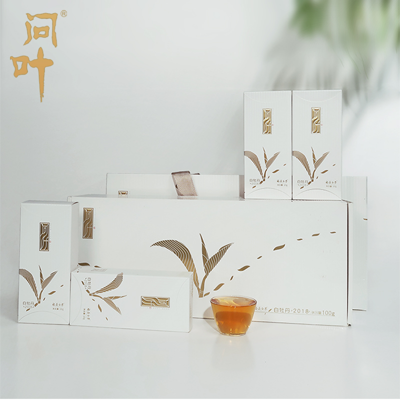 綠雪芽福鼎白茶2018年牡丹禮盒裝