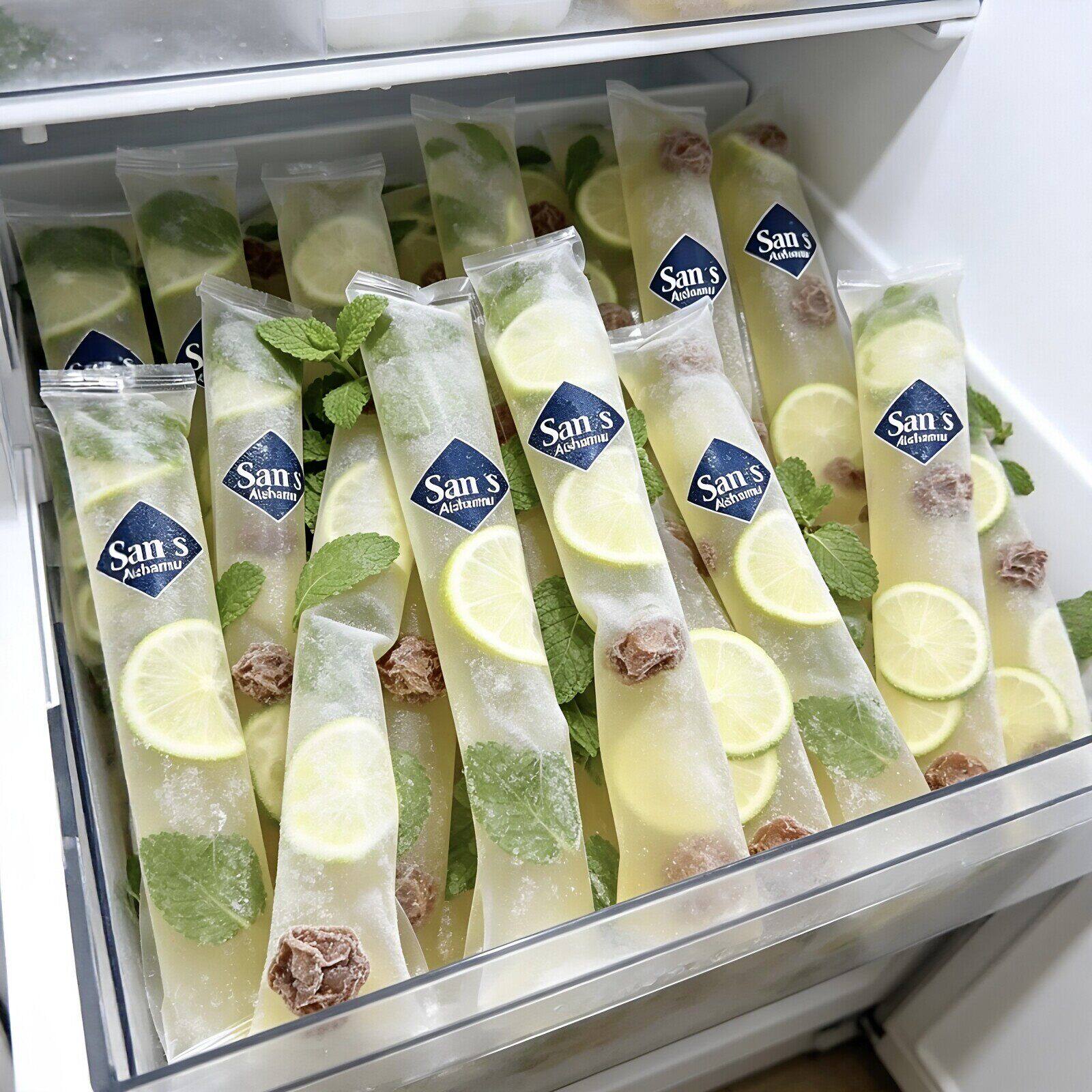 邪修冰棒袋食品级一次性制冰袋diy自制解暑饮品冻冰块加厚密封袋