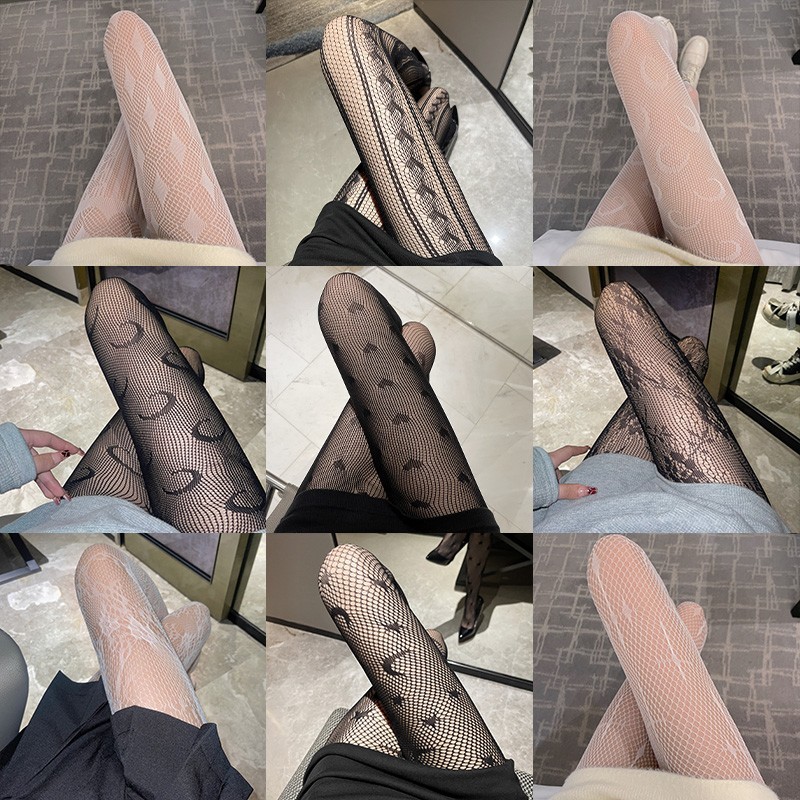 渔网袜女性感黑丝袜蝴蝶结薄款夏季jk袜光腿神器透肉白色花藤丝袜