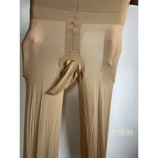 袜15D透明丝袜 套T裆舍宾丽油亮性感高弹力连裤 男士 ****丝袜带JJ