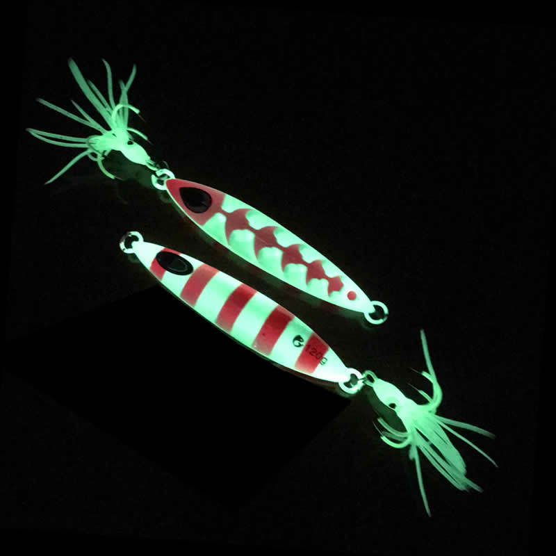 海钓带鱼鲅鱼夜光慢摇铁板路亚饵