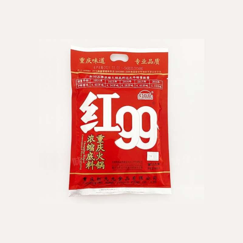 红九九重庆火锅料150g/袋鲜香中辣微麻清香提味串串香麻辣烫底料