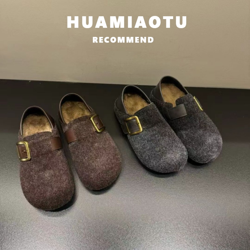 勃肯单鞋女加绒2025新款爆款秋冬