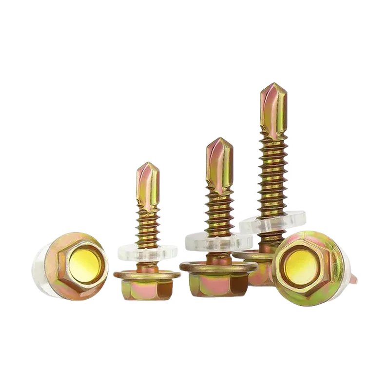 天德 4.5/5.2六角头带介钻尾自攻螺钉 彩锌 单颗