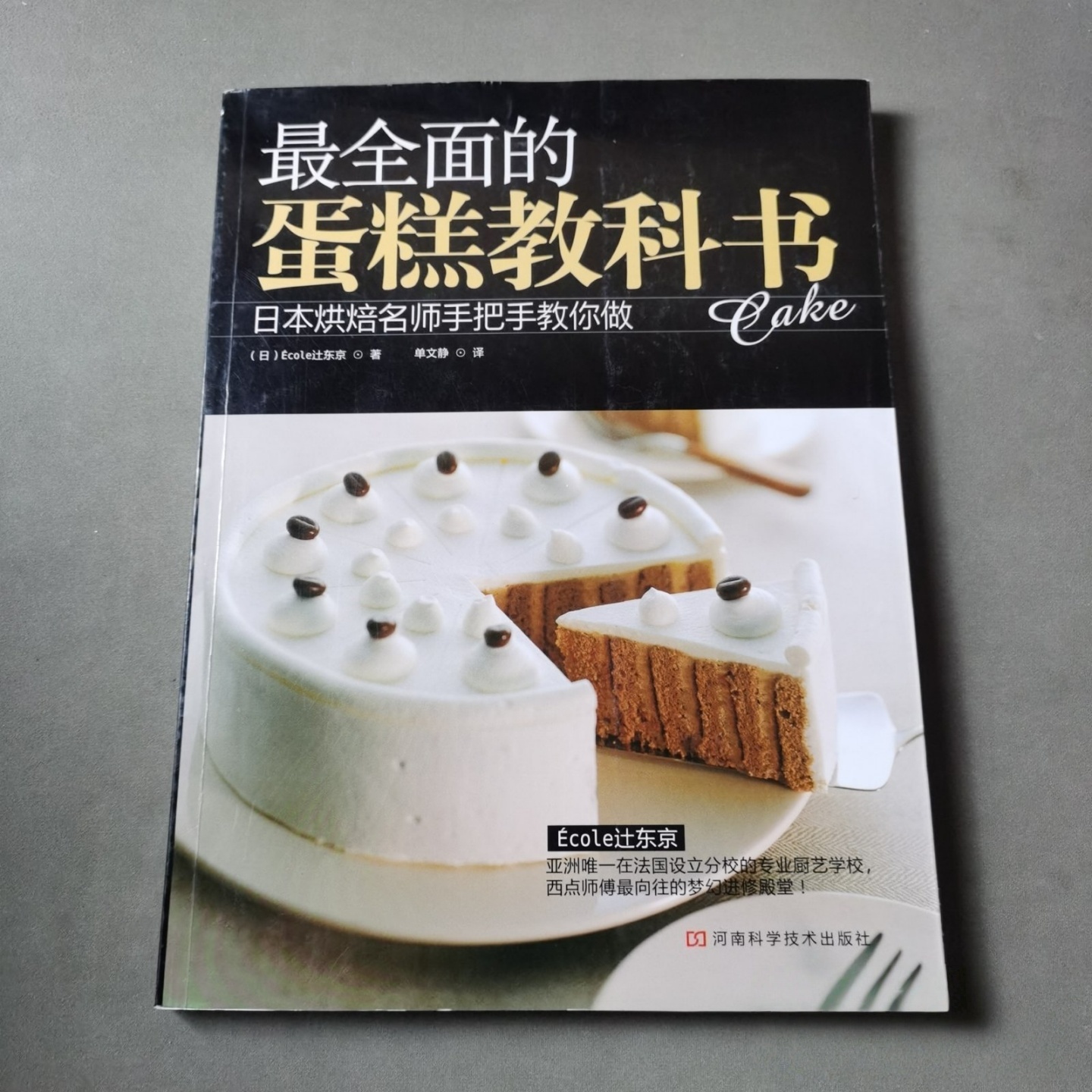 正版旧书 最全面的蛋糕教科书：日本烘焙名师手把手教你做 [日]Ecole 辻东京 著； 单文静 译 / 河南科学技术出版社 / 2013-07 /