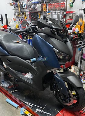 加路达GARUDA 适用雅马哈XMAX300 改装全车前后金属刹车油管钢喉