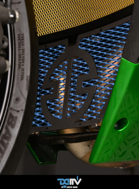 德国DIMOTIV KAWASAKI 川崎 H2 SX 排气管下车身散热水箱护网 DMV