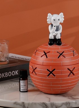 速发香薰晶石油香摆件家用室内无烟火扩室精卧芝麻街香氛潮玩装饰