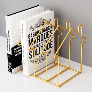 速发小型床头书上架公室桌面收纳卧室床边桌办铁艺飘窗置物架