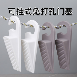 速发硅防门塞防撞门阻顶楔防风固定胶盗安全门门子免打孔门堵门挡