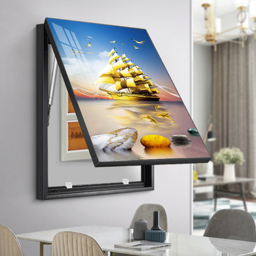 电表箱装饰画配电箱遮挡简约现代