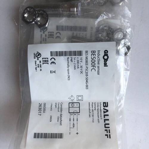 项目剩余BES00FC巴鲁夫接近传感器BES M08