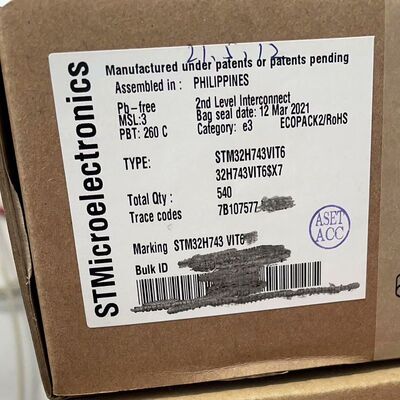 STM32H743VIT6 22+ 136