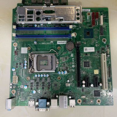 IH470MH 十代主板 通电正常运行 成色如图带挡板