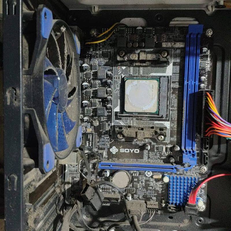 AMD A8-7600 CPU 梅捷主板 两套拆机货 主板c