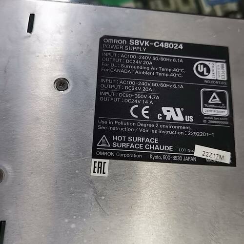 开关电源S8VK-C48024 20A电流