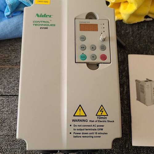 爱默生/尼得科EV1000系列5.5KW变频器 如新
