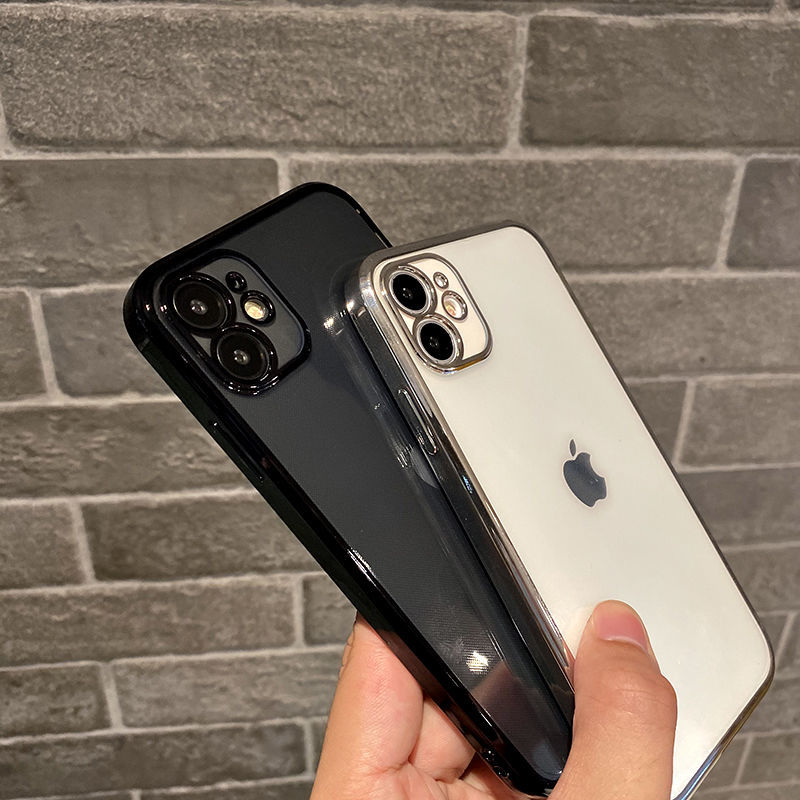 直边手机壳iPhone16/15/14/13/12/11秒变苹果15pro/14proMAX/13pro硅胶7p/8p/XR/X简约小众