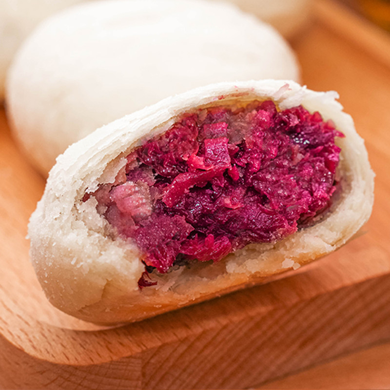 地道风物 云南特产素油玫瑰鲜花饼传统糕点玫瑰花饼零食点心300g