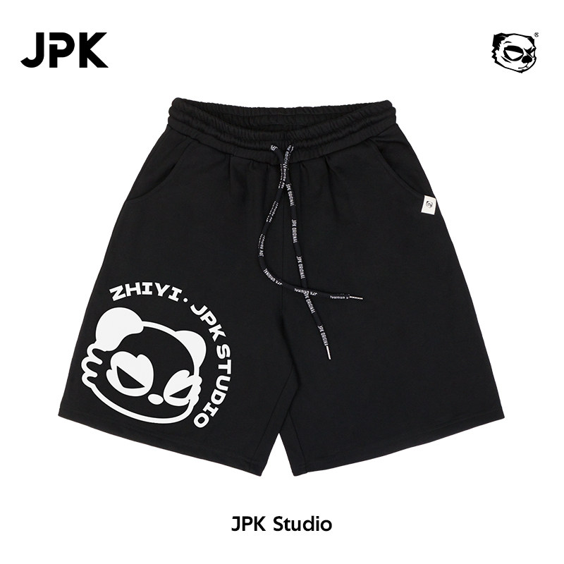 JPK原创设计IP国潮休闲毛圈短裤