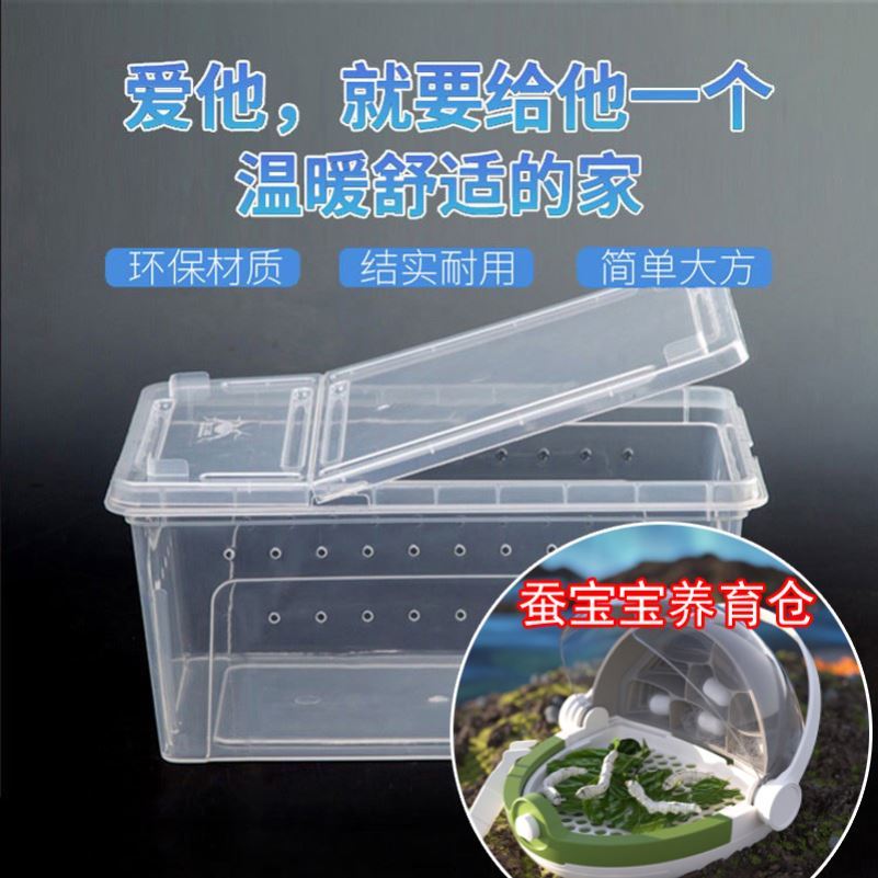养蚕宝宝的盒子养蚕盒专用工具饲养盒别墅饲养箱养殖箱观察盒窝屋