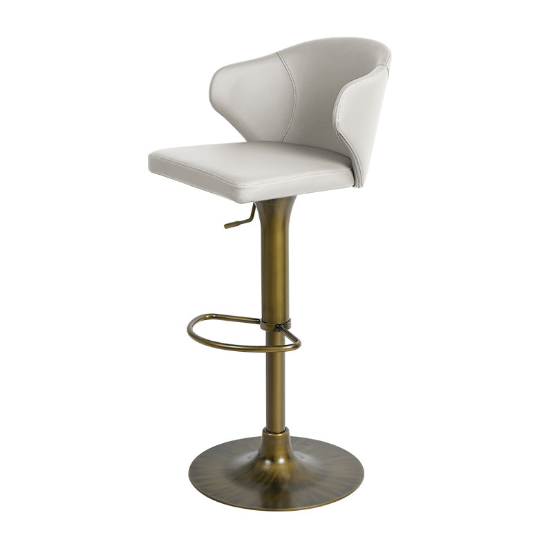 升降吧台椅美式意式轻奢家用岛台椅高脚凳子设计师网红款现代7218