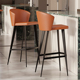 酒吧椅吧台椅高脚凳子轻奢设计师款 极简岛台休闲现代简约7163 意式