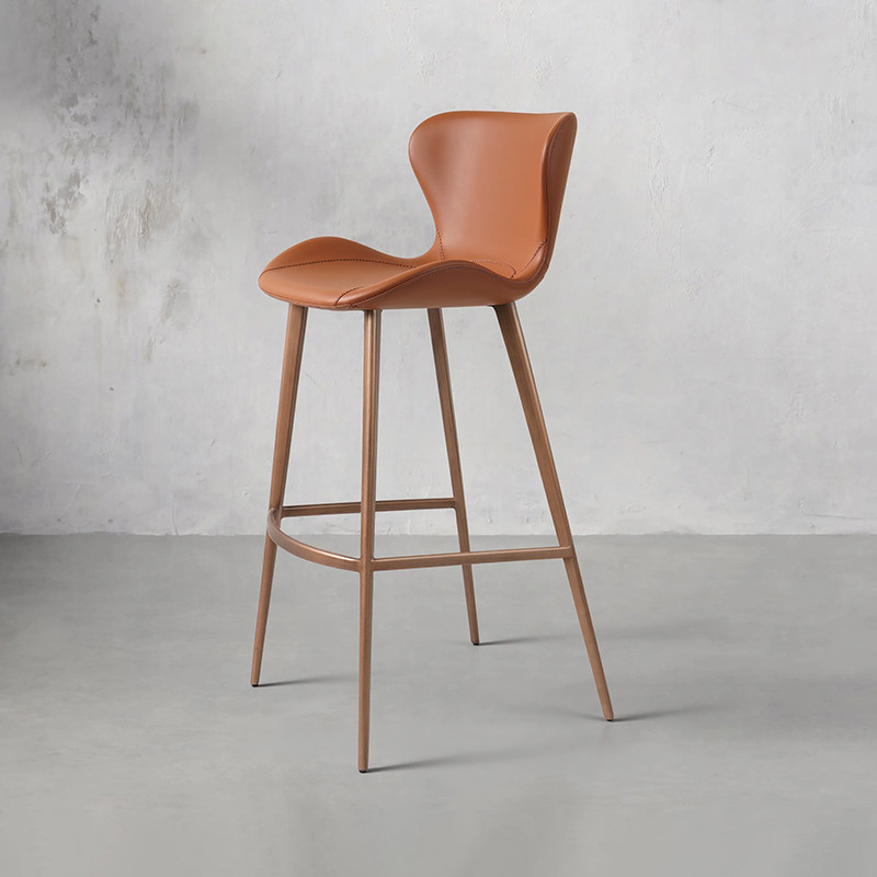 现代简约高脚椅家用轻奢吧台椅前台椅设计师款中岛台椅高凳子7273,住宅家具,家用高脚椅,淘宝优惠券,粉丝福利购,淘宝优惠卷