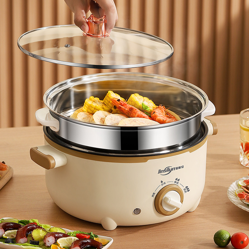 德国进口电煮锅多功能家用电热火锅宿舍煮面锅小型煲汤煎炒蒸煮一