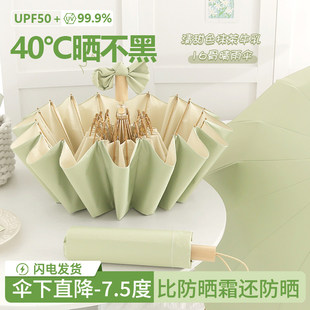 雨伞手动伞晴雨加大加厚加固两用女遮阳伞结实学生上学专用耐用抗