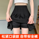 卡其百褶裙女春秋2026新款 高腰jk短裙学生a字裙松紧腰口袋半身裙