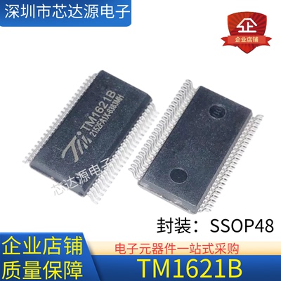 全新正品 TM1621B HK1621B HT1621B  封装SSOP48 LCD面板显示驱动