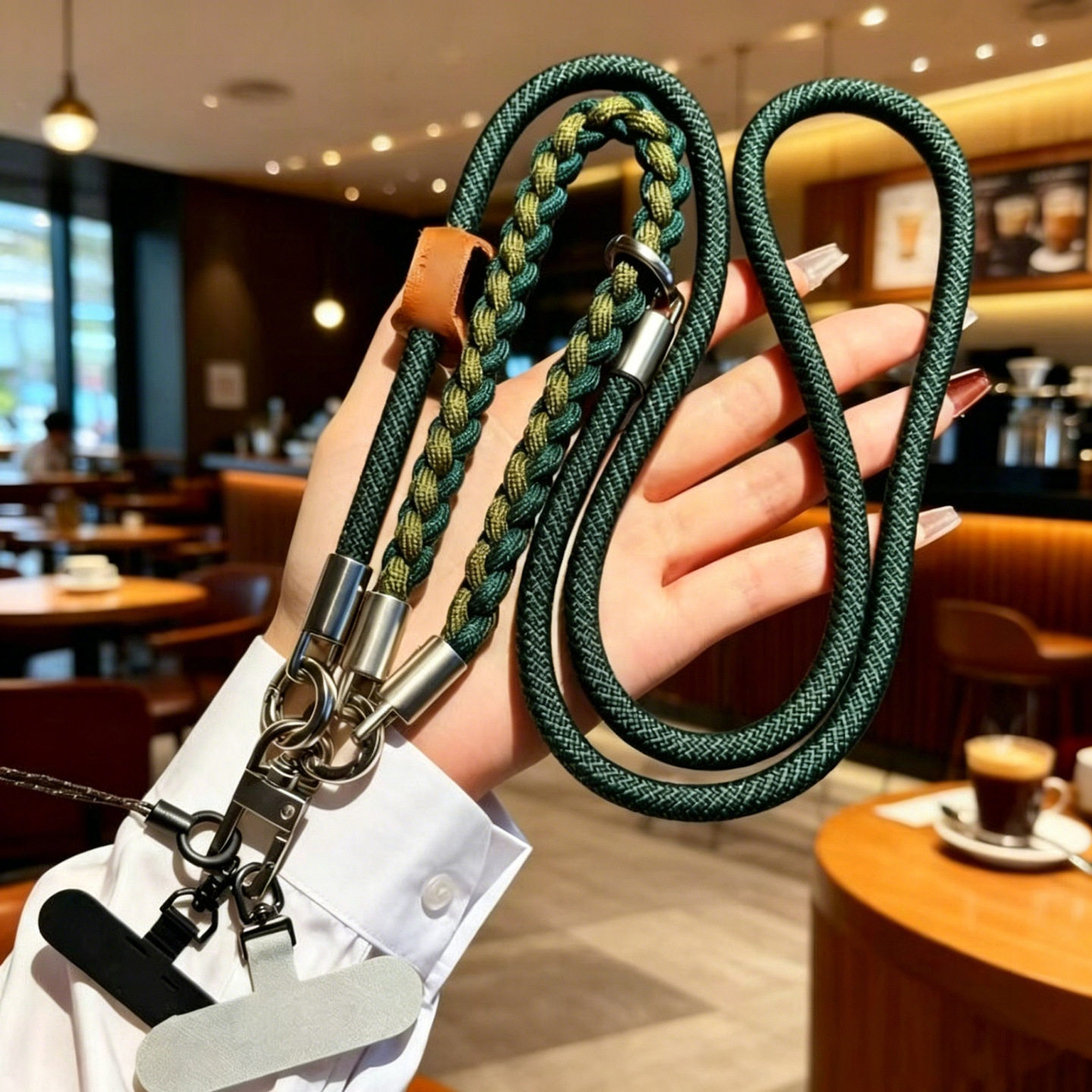 编织手机挂绳斜挎可调节旅游户外图片