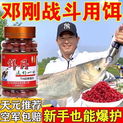 邓刚钓鱼饵料颗粒鲜丹蚯蚓户外