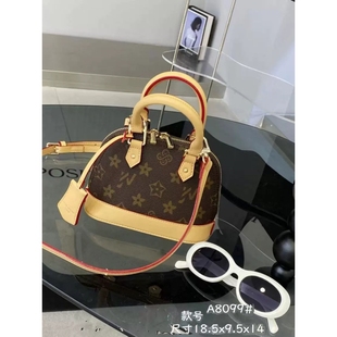 优草坊正品老花女包新款潮时尚百搭贝壳包高级感原创小众网红爆款