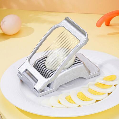 Aluminum Alloy Cut Hard Eggs Egg Slicer Heavy Duty Metal Boi
