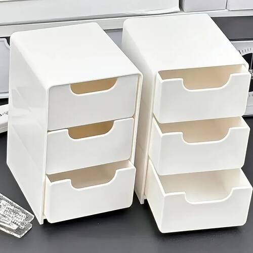 Mini Chic 3-Tier Drawer Organizer for Desk Perfect for Offic
